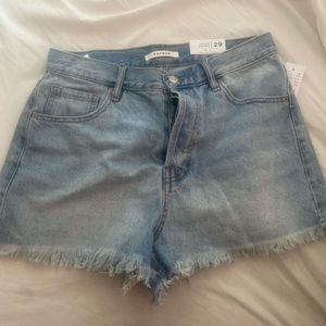 pac sun size 29 jean shorts never worn